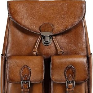 Women Vintage Genuine Leather Backpack